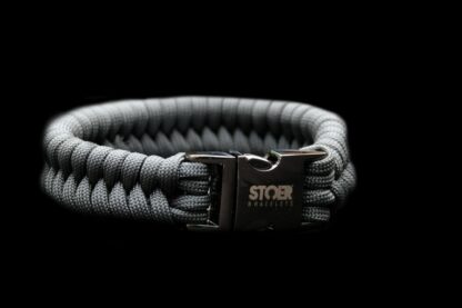 Paracord black 20mm  antraciet fishtail