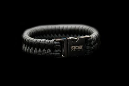 Paracord black 20mm zwart fishtail