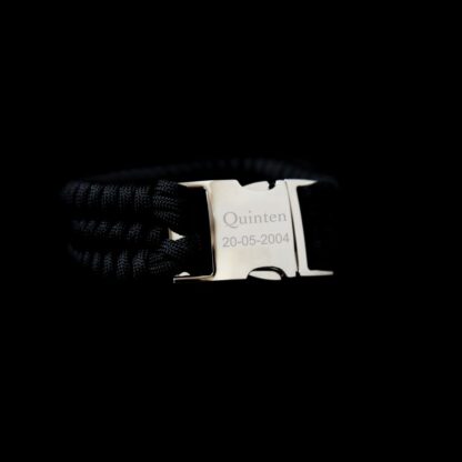 30mm  paracord Persoonlijk gegraveerd naam, datum telefoonnummer