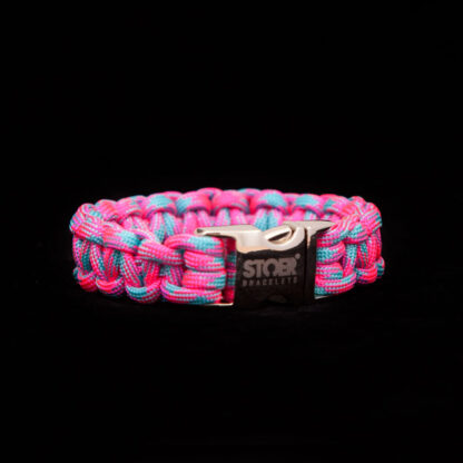 Paracord neon roze/neon turquise 15+20mm