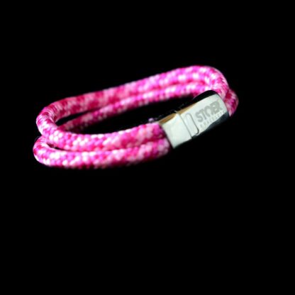 Nautic12silver Pink Ribbon double