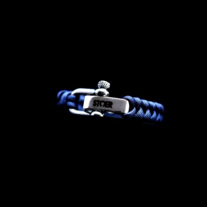 Verstelbare sluiting paracord navyblue fishtail