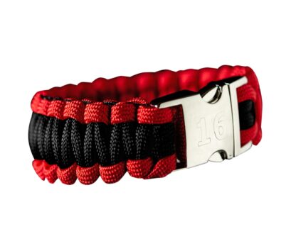 Paracord Formule 1 zwart/rood nr 16