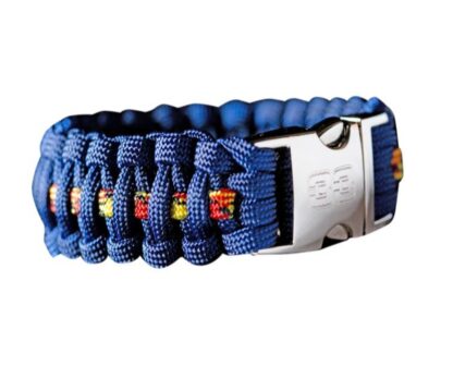 Paracord Formule 1 blauw met bies Nr 33